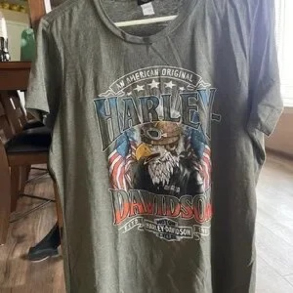 Harley-Davidson Green Eagle Tee